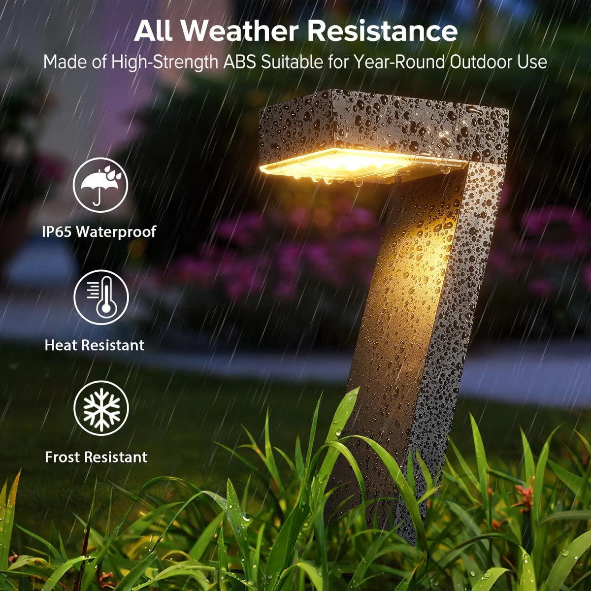 Upgraded Bright LED Solar Path Lights IP65 Waterproof Garden Decor