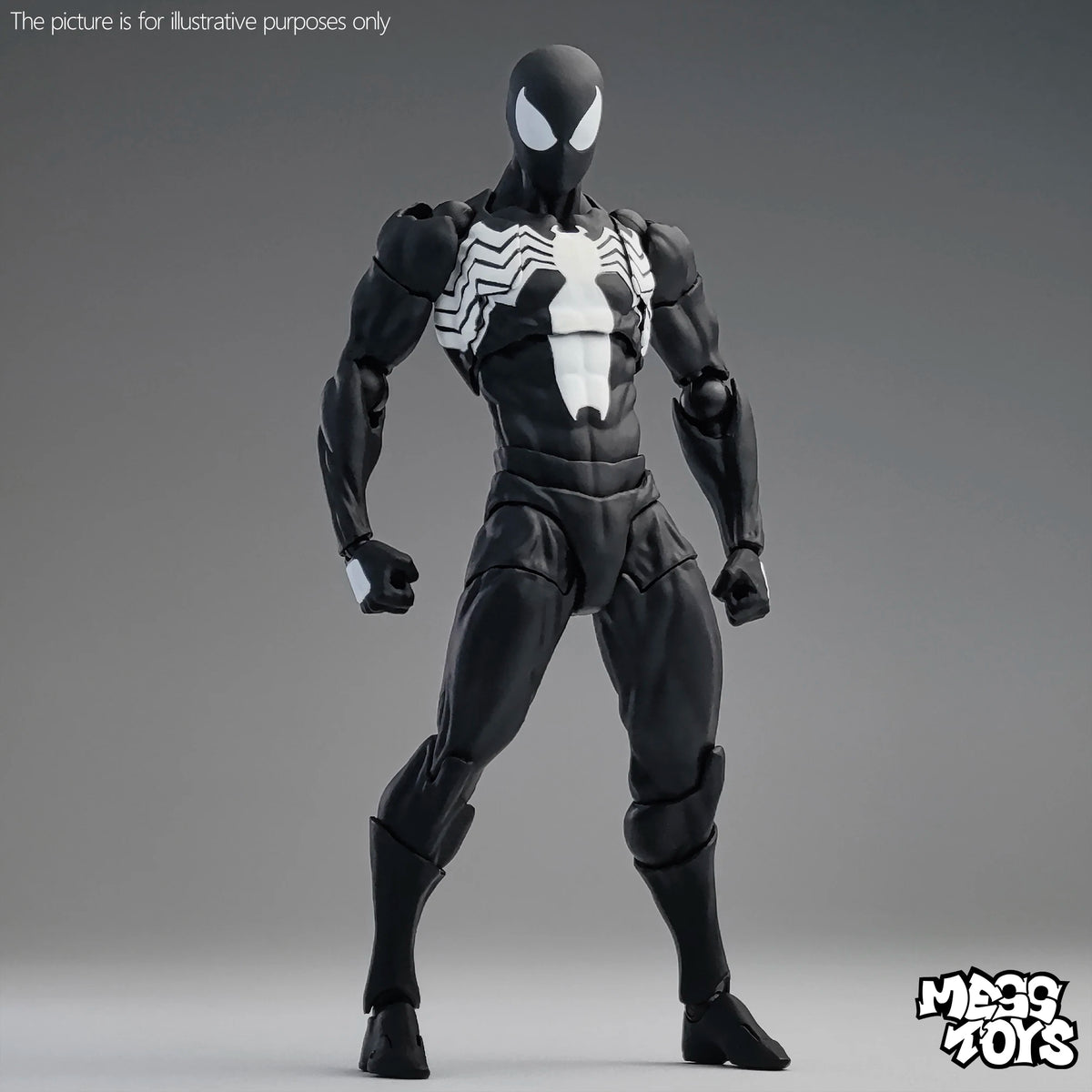 Mess Toys Venom Spider Man Anime Collectible Action Figure