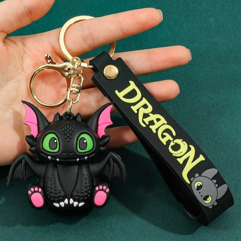 How to Train Your Dragon Toothless Creative Cartoon Car Keychain Personalized Anime Character Peripheral Backpack Pendant Gift
