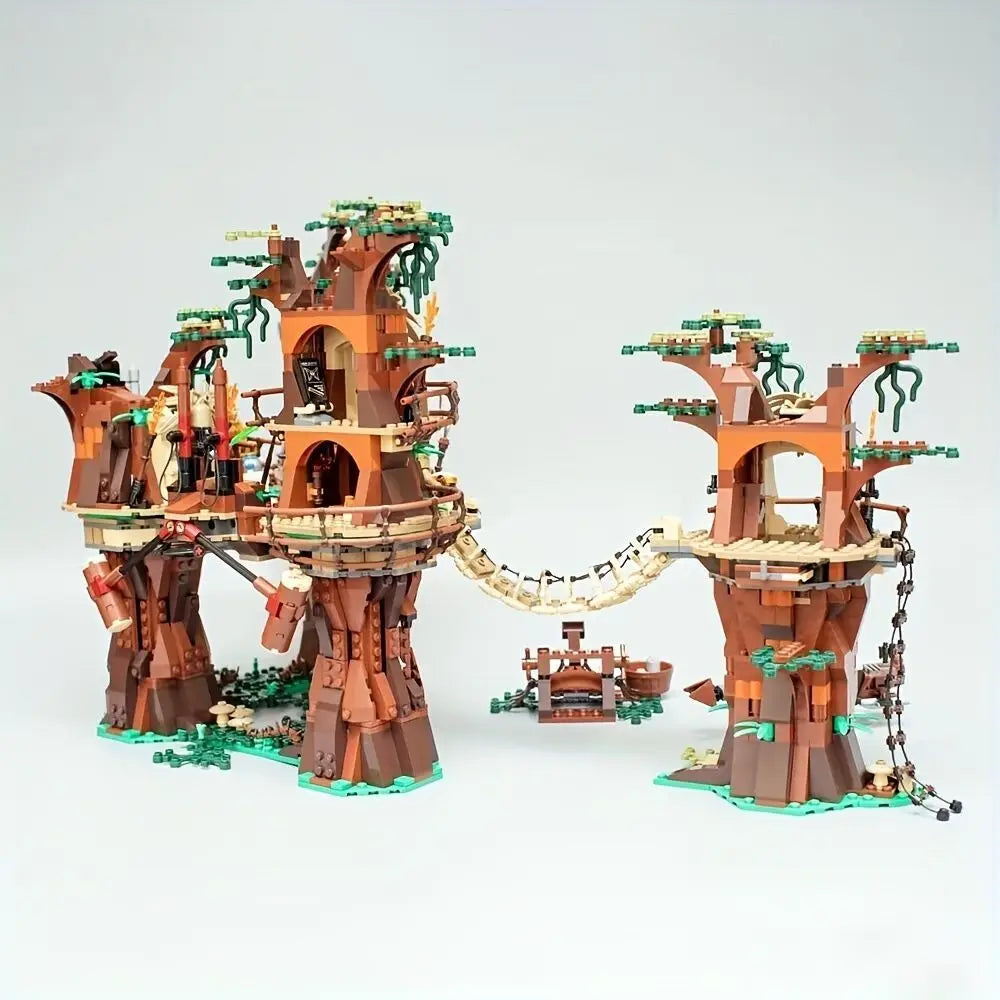1990PCS Forest Tribe Village Adventure Building Blocks 10236 Set Bricks Toys Birthday Christmas Gifts for Adults