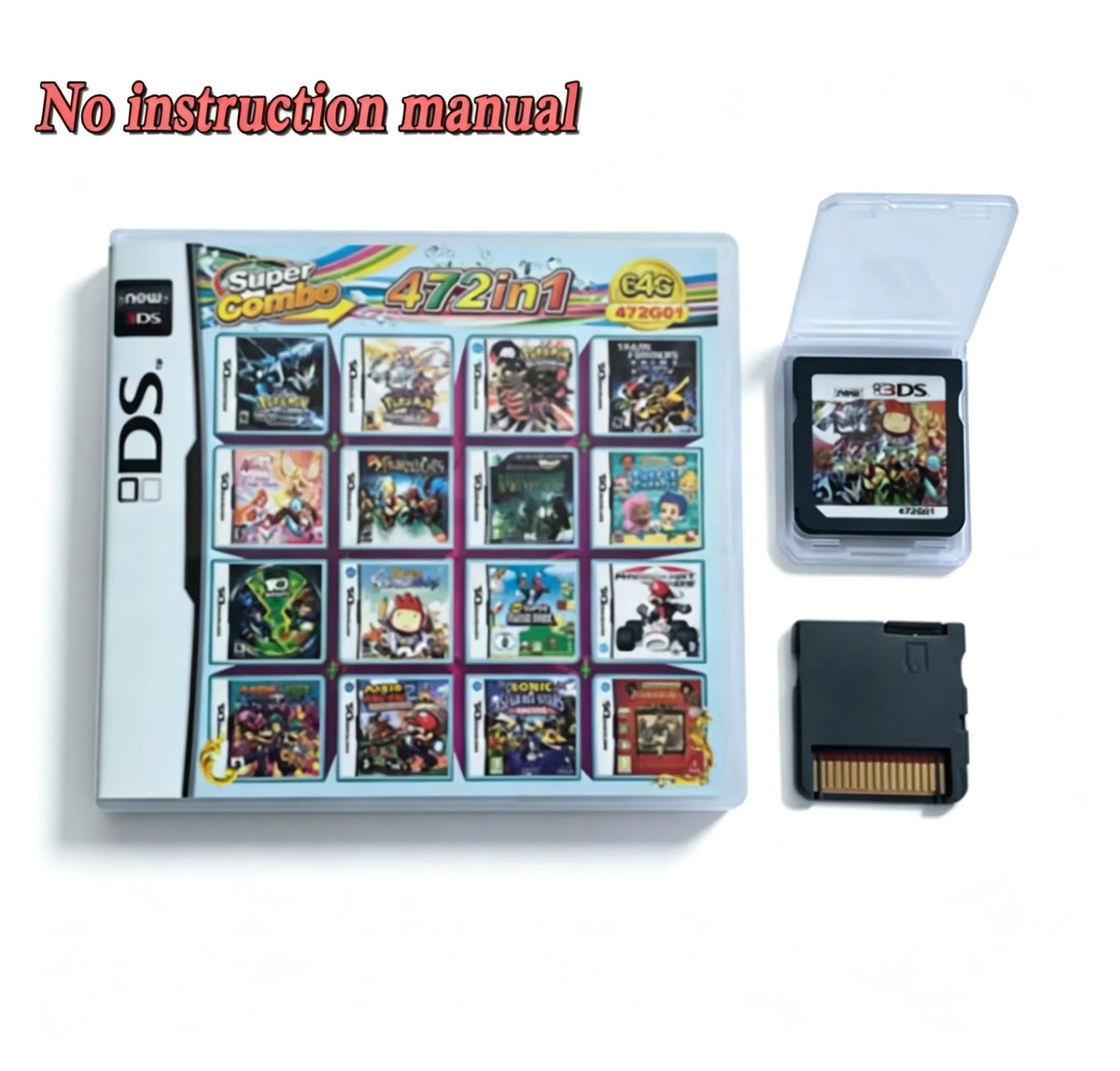 Bandai Pokemon Game Card Compilation Cartridge For DS 3DS Handheld