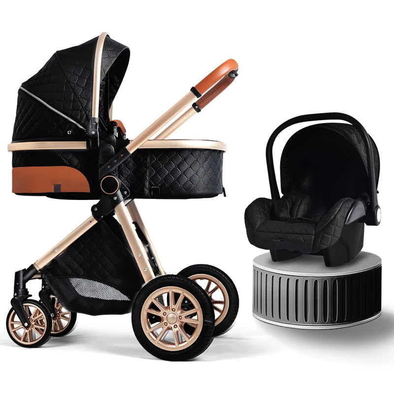 B.childhood 3 In 1 Luxury Baby Stroller Sit Lie Pushchair