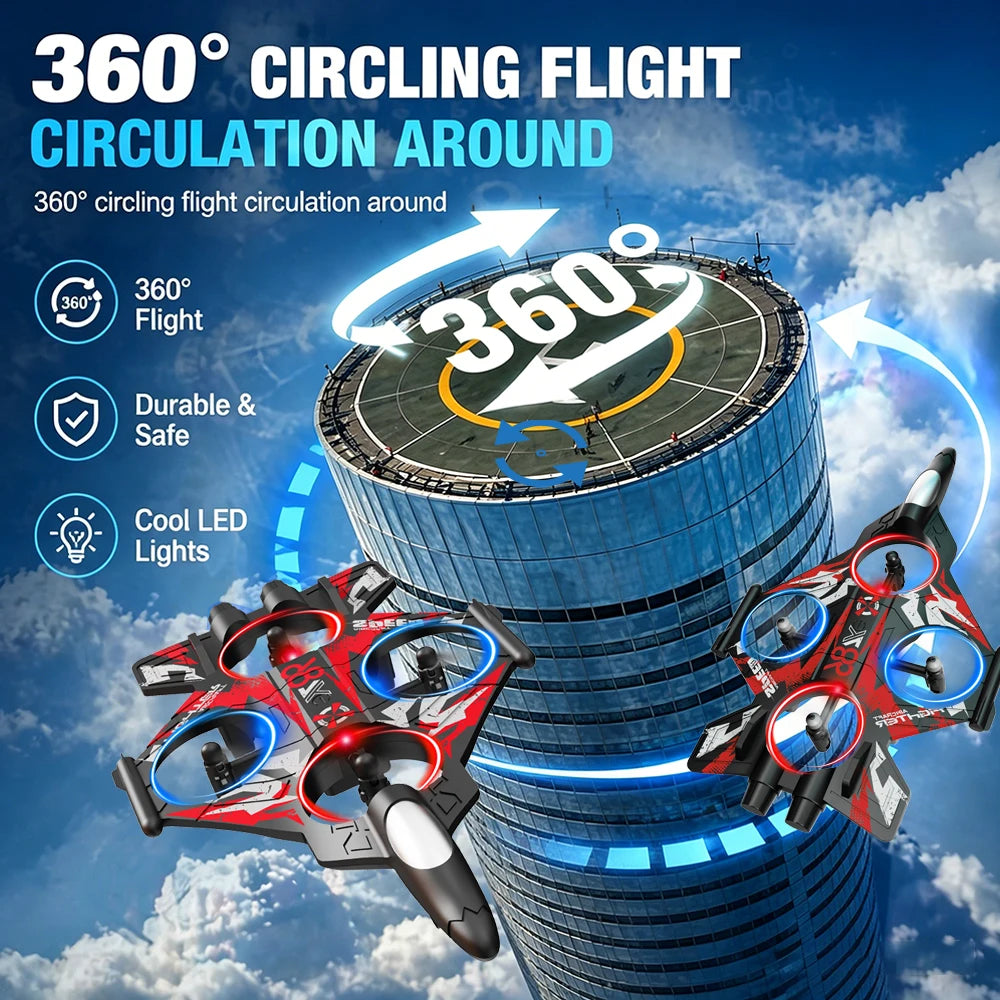 ZNLYRION Fighter Drone With Screen Remote And 480P Camera