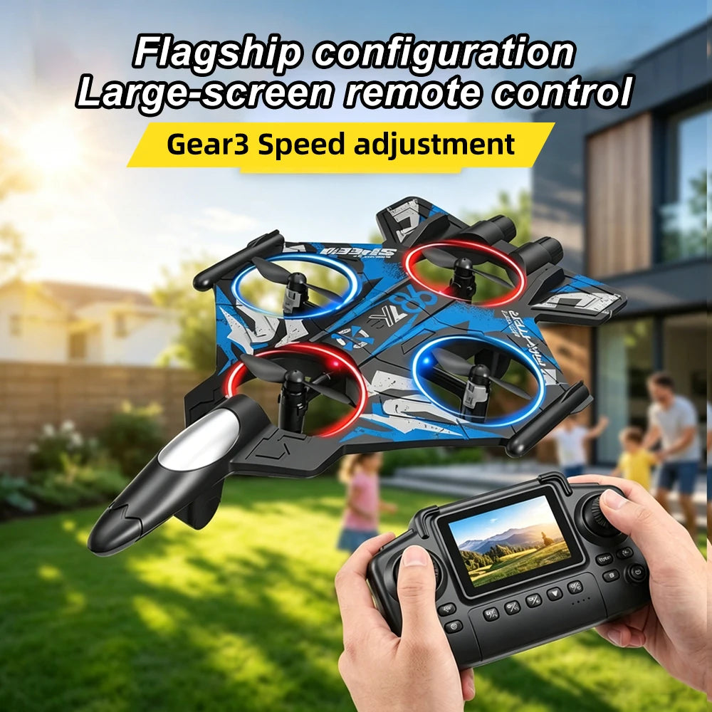 ZNLYRION Fighter Drone With Screen Remote And 480P Camera