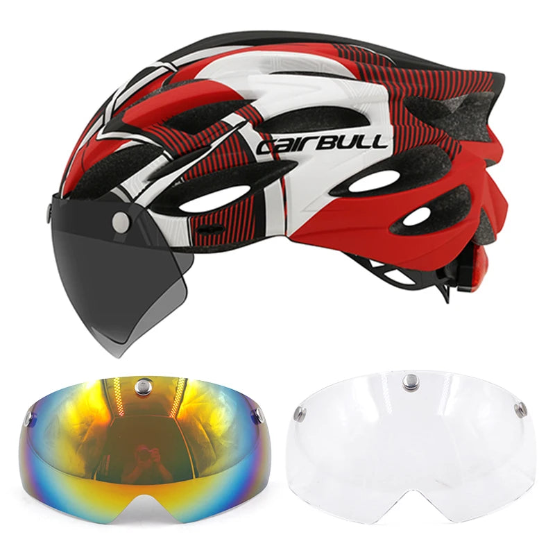 CAIRBULL Allroad Road And Mountain Bike Helmet With Visor