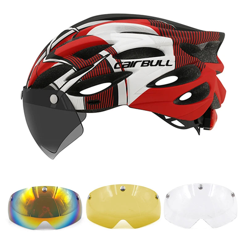 CAIRBULL Allroad Road And Mountain Bike Helmet With Visor