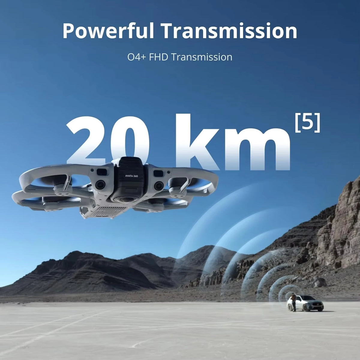 DJI Avata 360 DJI Drones Dual Modes 360° & Single Lens Drone With 1-Inch 8K 360° Imaging for FPV & Aerial Filming 360° Camera Drone With Propeller Guard Elevate 360° View O4+ FHD Video Transmission