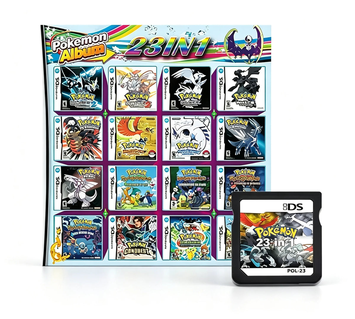 Bandai Pokemon Game Card Compilation Cartridge For DS 3DS Handheld