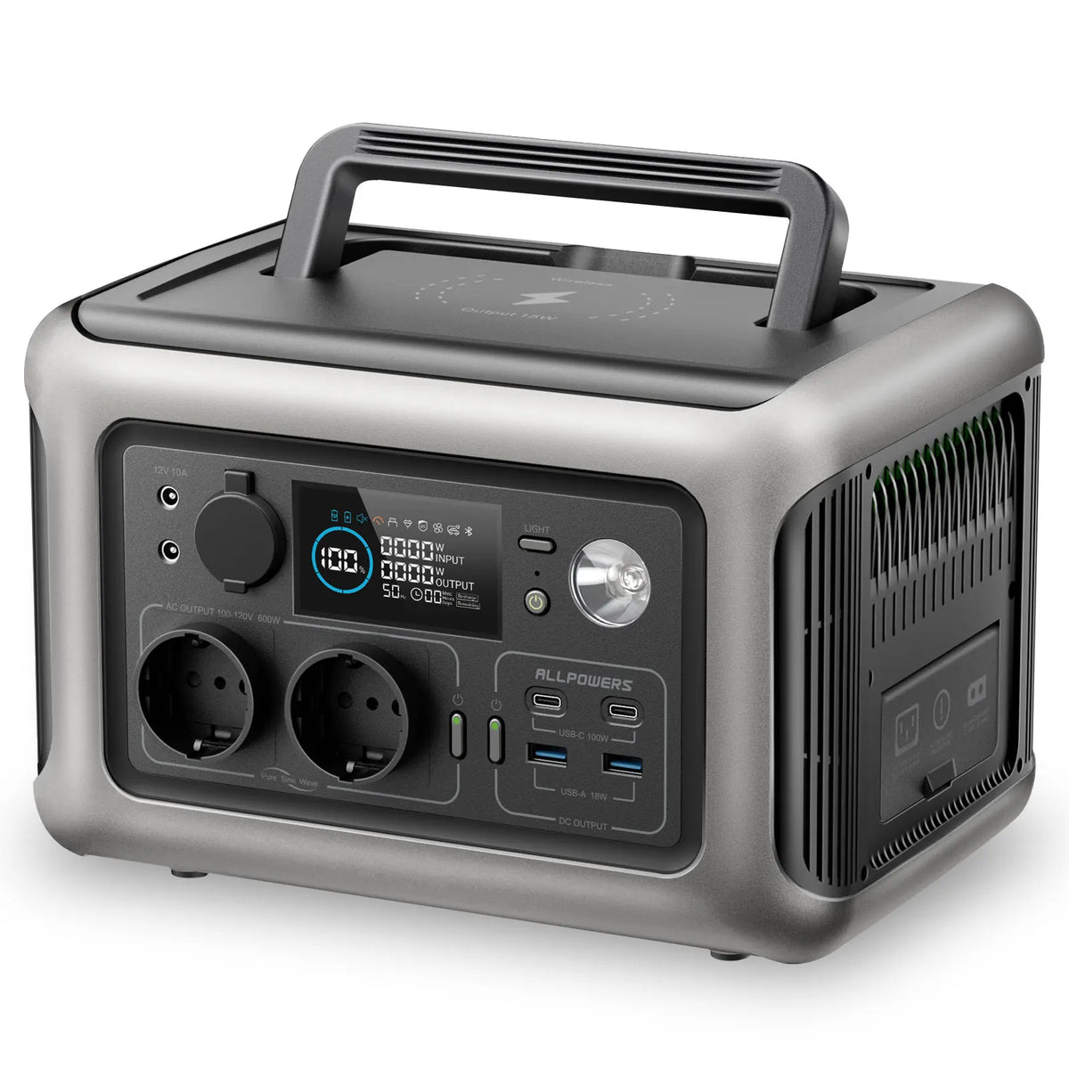 ALLPOWERS R600 Portable Power Station With LiFePO4 Battery