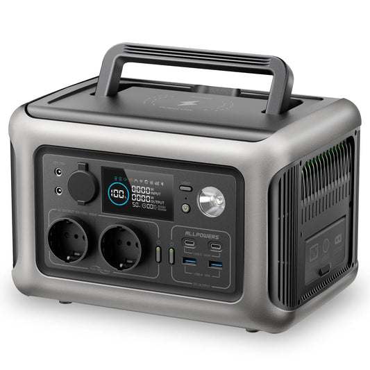 ALLPOWERS R600 Portable Power Station With LiFePO4 Battery