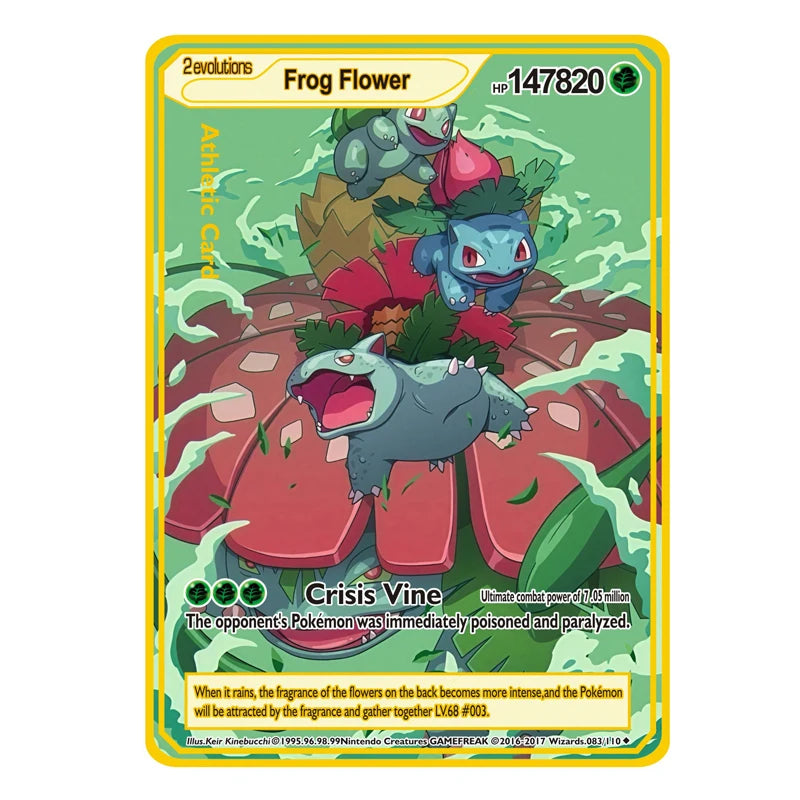 Bandai Arceus Charizard Mewtwo Lucario Greninja Anime Trading Card