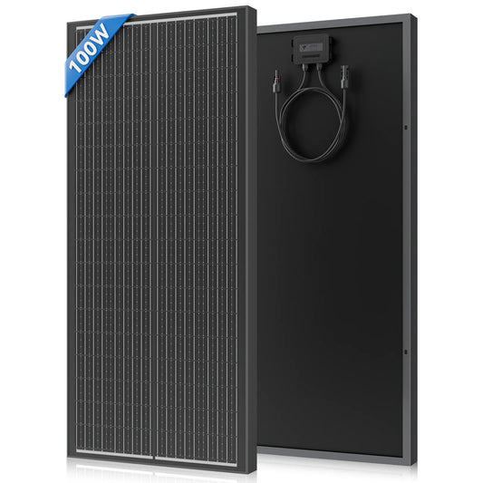 Rvpozwer Mono Solar Panel 24 Efficient Monocrystalline N Type 18BB