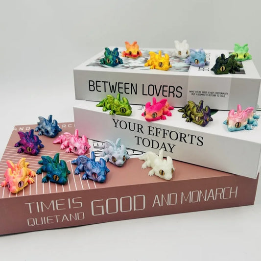 RPXBGUCKARHG 3D Printed Articulated Dragon Fidget Toy Figure