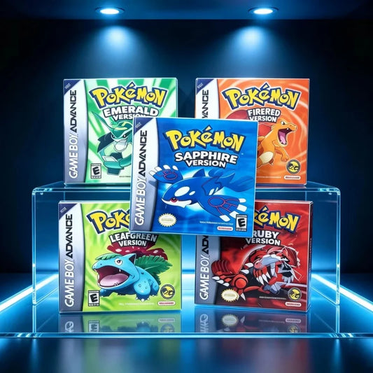 Takara Tomy Pokemon Emerald FireRed Ruby Sapphire GBA Cartridge