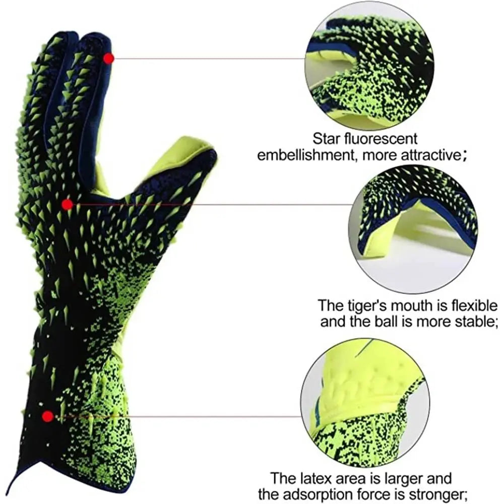 Strong Grip Soccer Goalkeeper Gloves For Youth And Adults