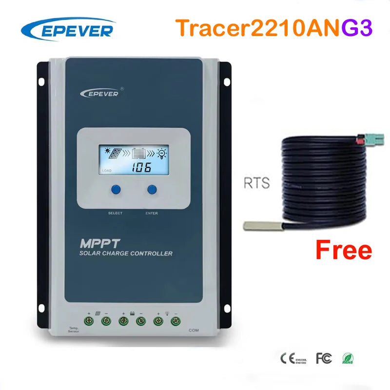 EVSOLAR MPPT Tracer Series 20A Solar Charge Controller