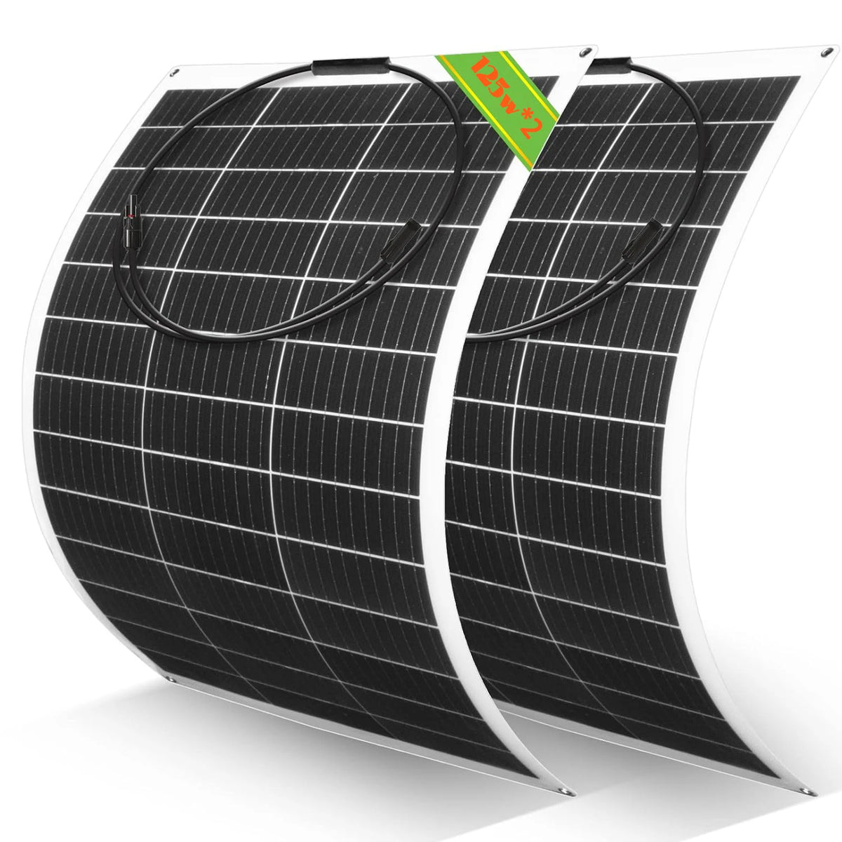 JINGYANGPV 125W Flexible Monocrystalline Solar Panel 12V/24V