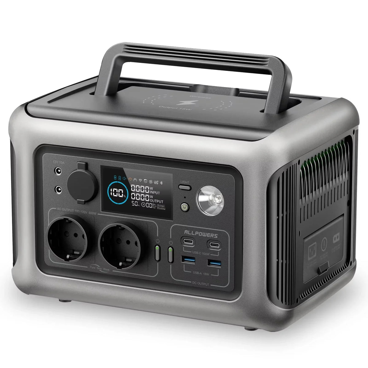 ALLPOWERS R600 Portable Power Station With LiFePO4 Battery