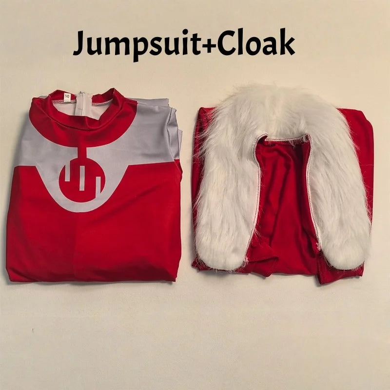 Invincible Thragg Cosplay Jumpsuit With Cloak For Halloween Roleplay