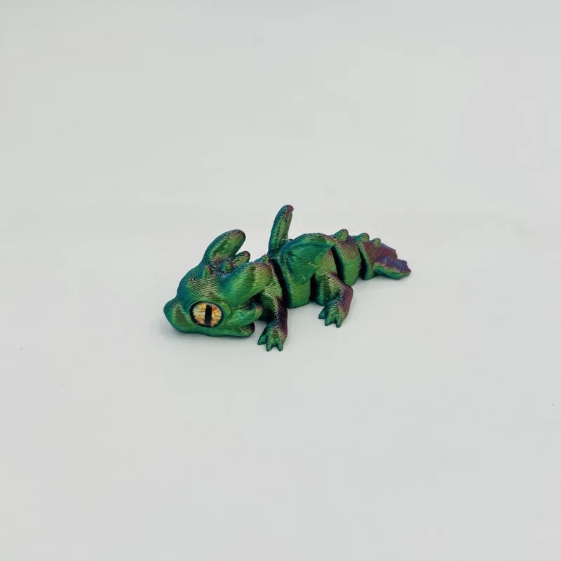RPXBGUCKARHG 3D Printed Articulated Dragon Fidget Toy Figure