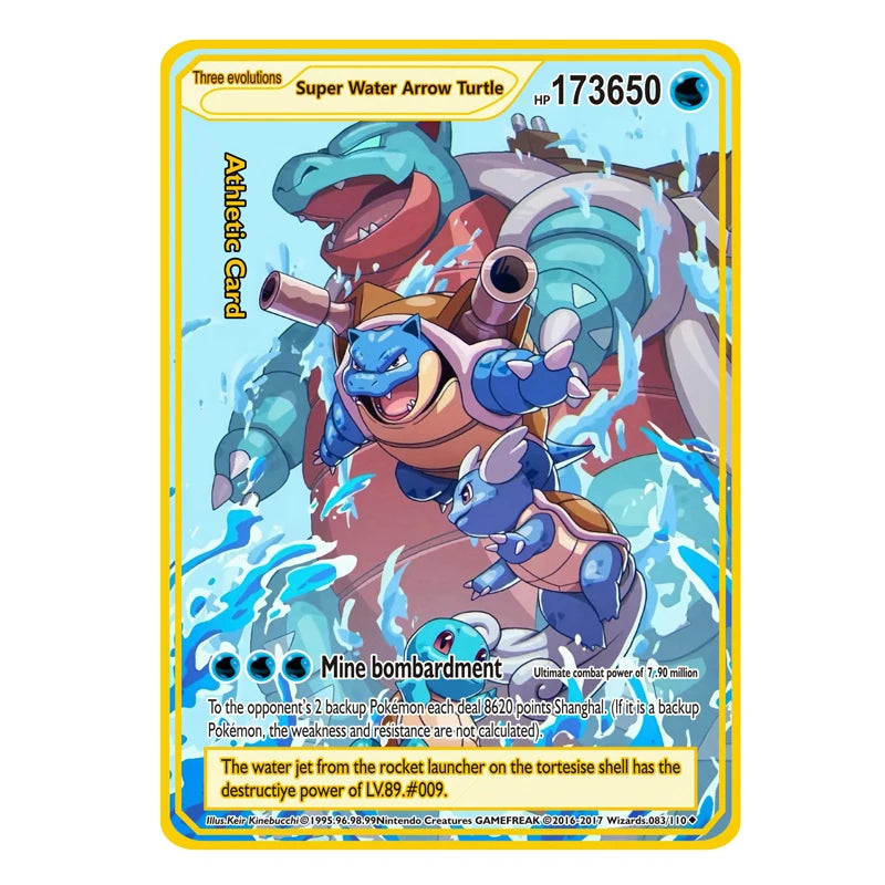 Bandai Arceus Charizard Mewtwo Lucario Greninja Anime Trading Card