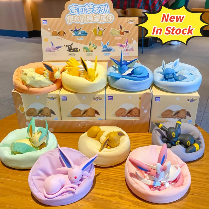 Bandai Pokemon Eevee Sleeping Position Series Blind Box Figure Model