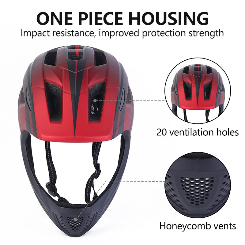 Horntour Kids Full Face Bike Helmet Removable Breathable Cycling Protection
