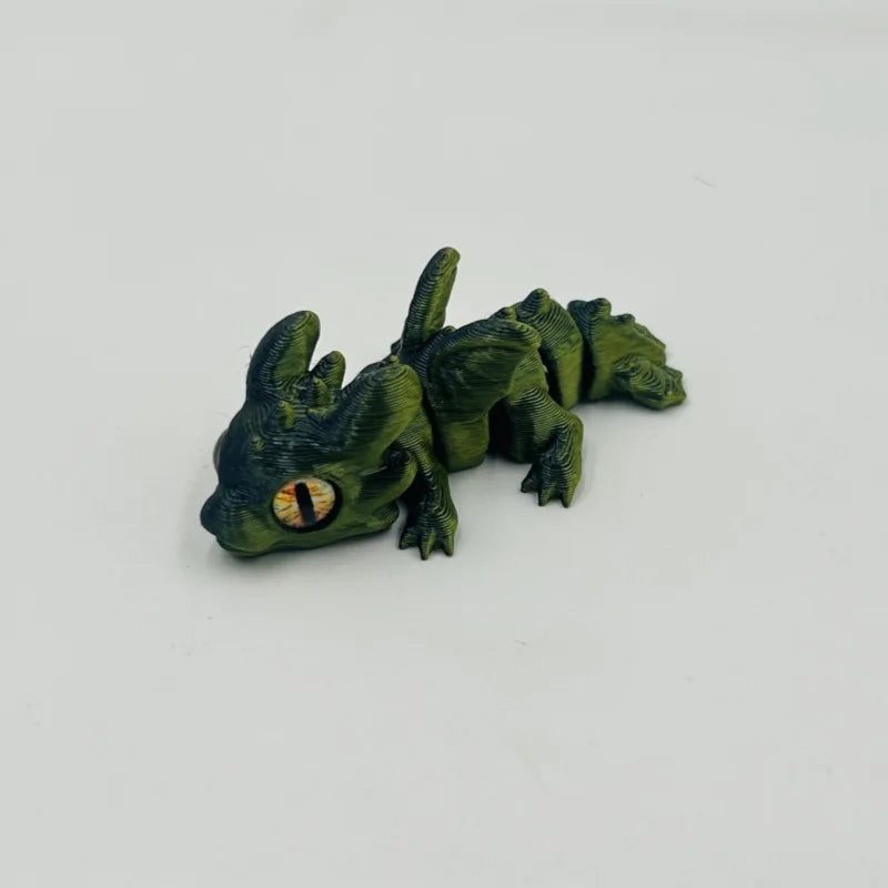 RPXBGUCKARHG 3D Printed Articulated Dragon Fidget Toy Figure