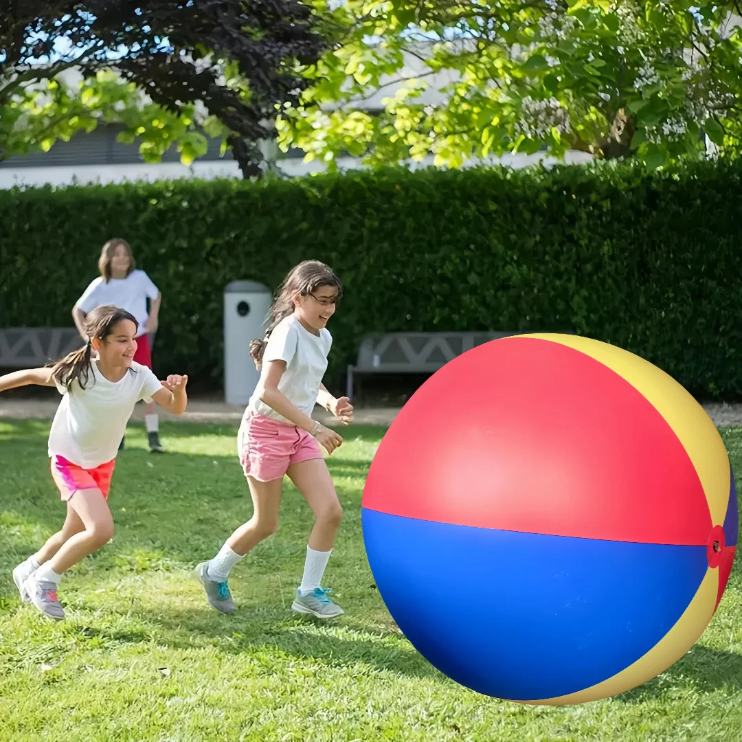 New Outdoor Gmaes Fun Toys Giant Outdoor Beach Ball Colorful PVC Inflatable Ball for Lawn Games School Fun Family Activities