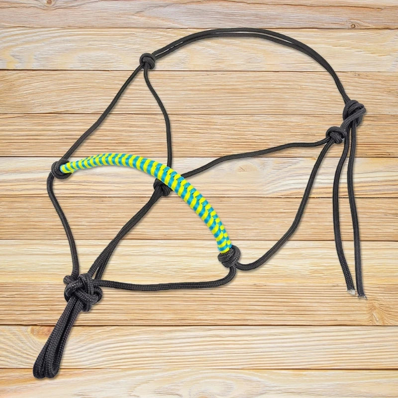 Adjustable Horse Rope Halter Durable Webbing Training Headstall