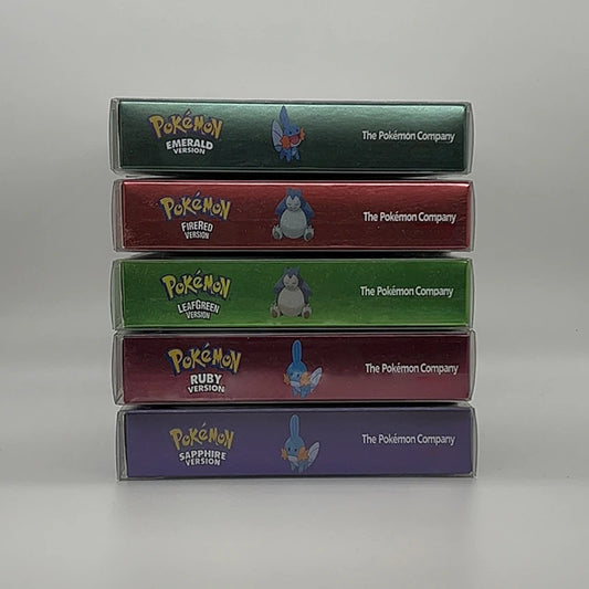 Bandai Pokemon GBA Video Game Cartridge Boxed Collection No Manual