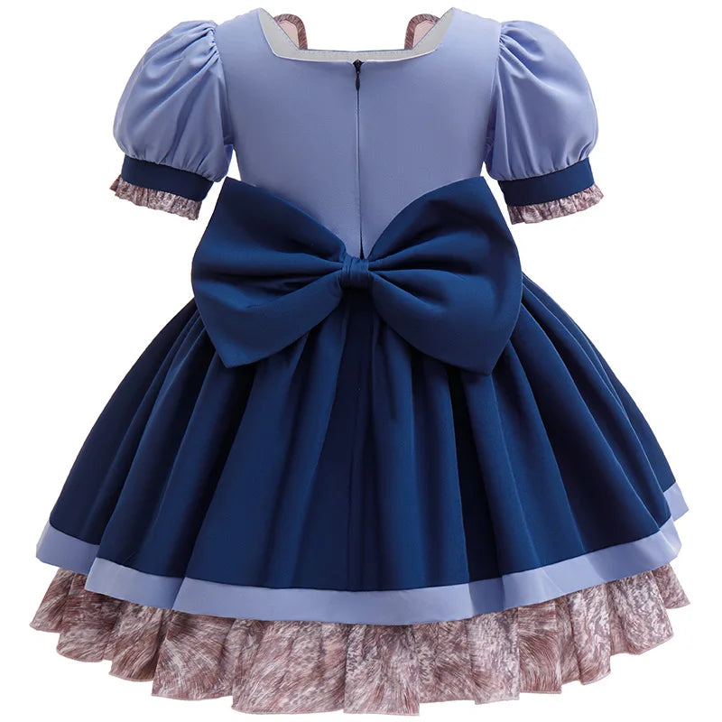 Girls Rabbit Police Officer Costume Dress for Halloween Cosplay Parties