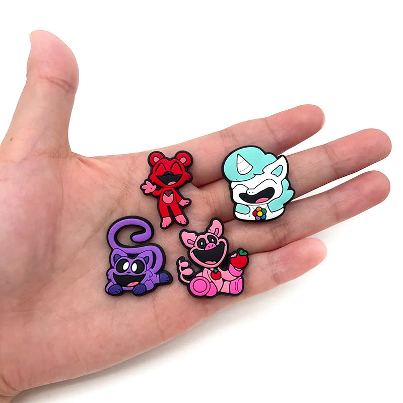 Bandai Smiling Critters Cartoon Shoe Charms for Clog Accessories
