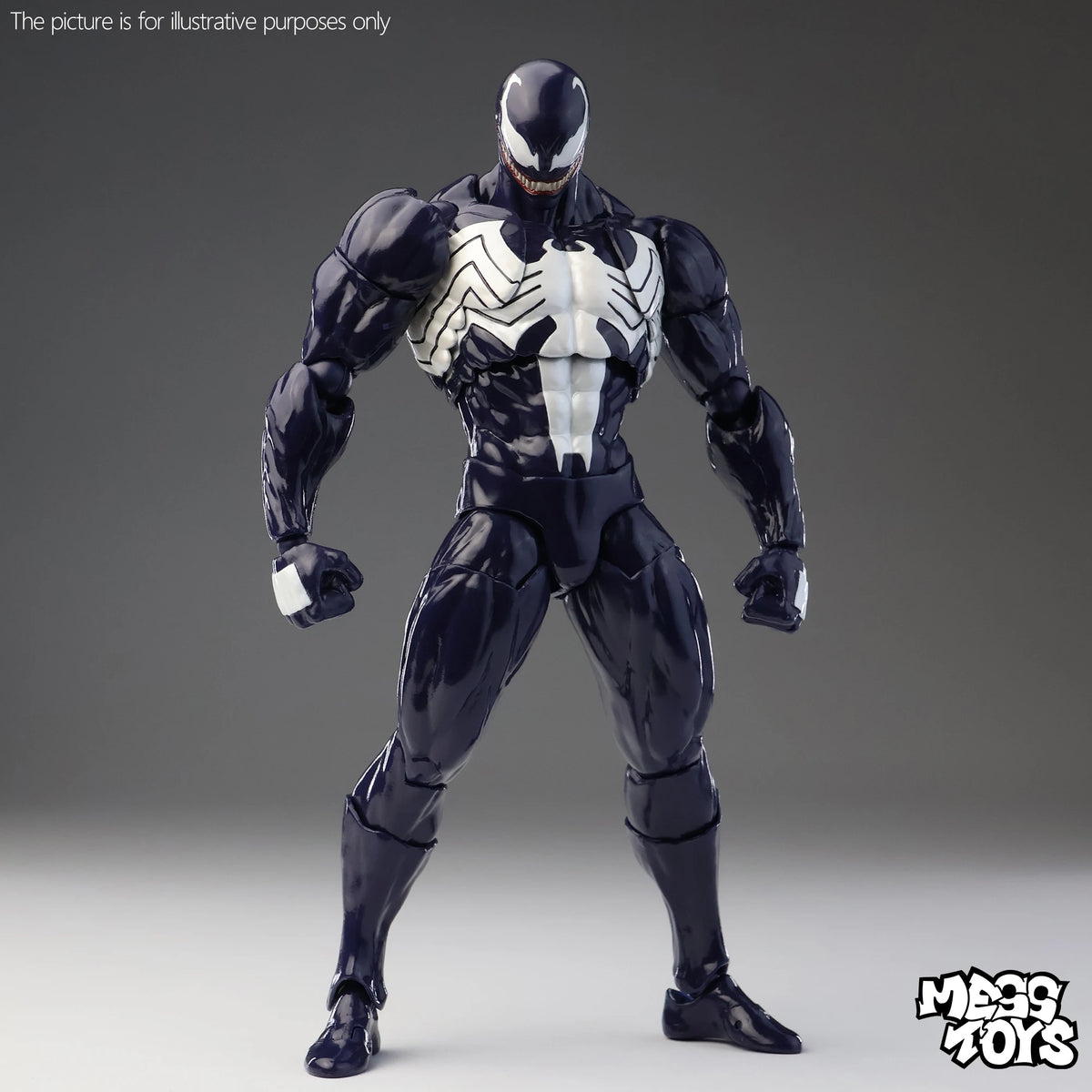 Mess Toys Venom Spider Man Anime Collectible Action Figure