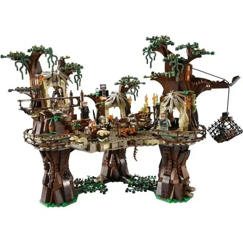 1990PCS Forest Tribe Village Adventure Building Blocks 10236 Set Bricks Toys Birthday Christmas Gifts for Adults