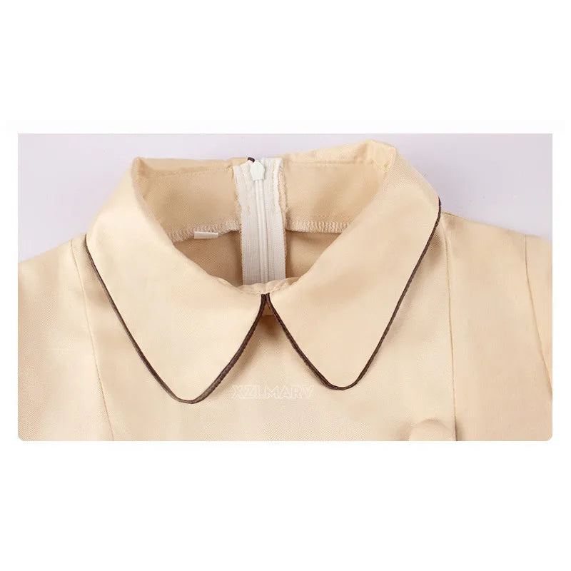 MEGAN Cosplay Dress for Kids Girls Women AI Doll Robots Megan Dresses Uniform MEGAN Girls and Adult Cosplay Halloween Costume