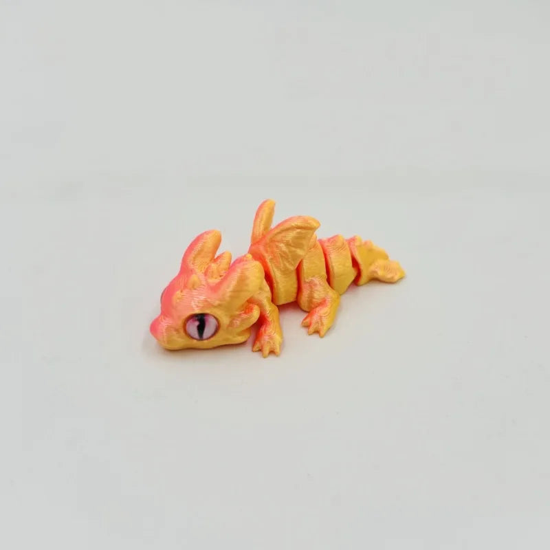 RPXBGUCKARHG 3D Printed Articulated Dragon Fidget Toy Figure