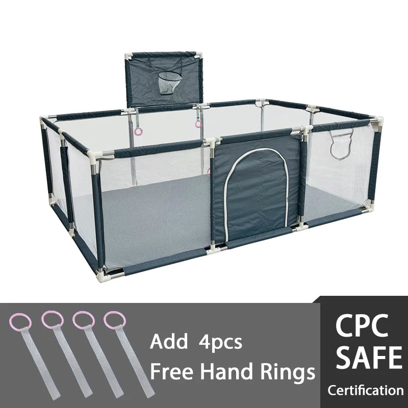 IMBABY Baby Playpen Fence Indoor Safety Barrier For Kids