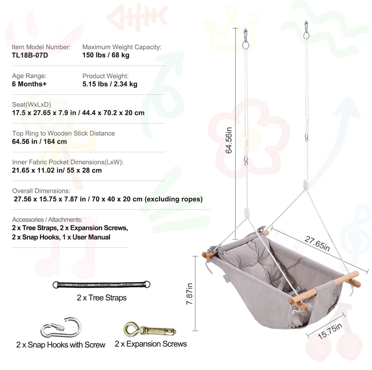 SucceBuy Tree Swing Saucer Swing Outdoor Family Fun