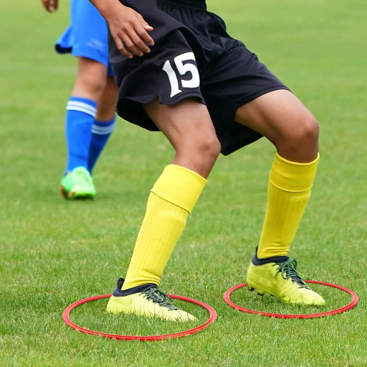 Portable Agility Training Rings for Soccer Speed and Jump Training