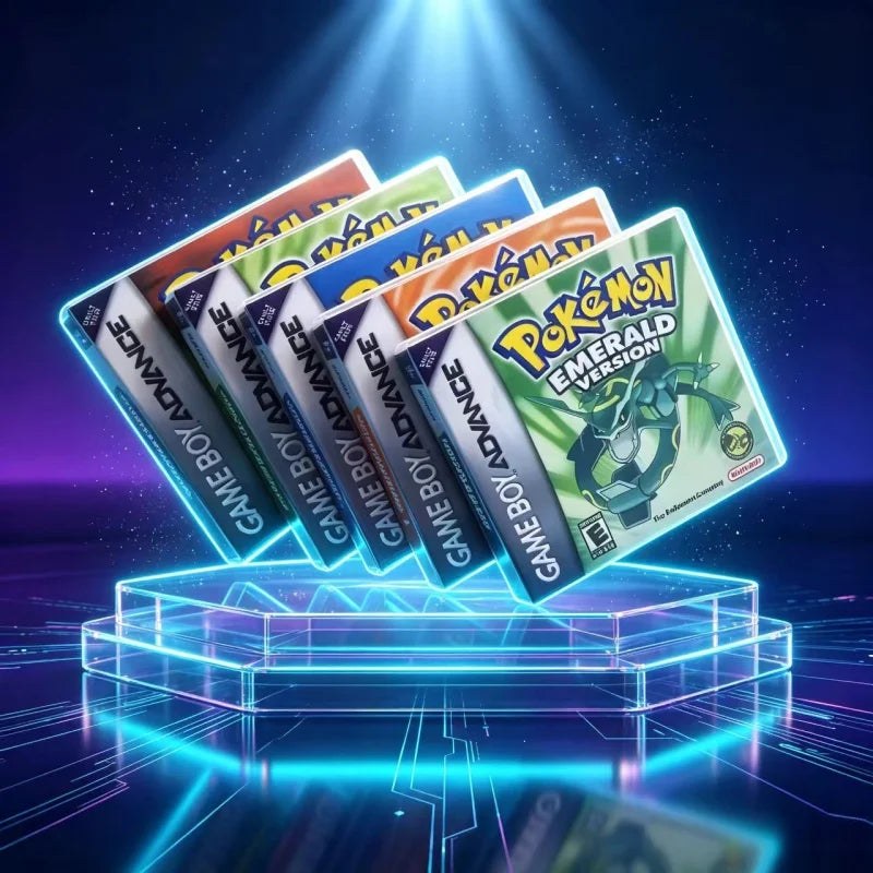 Takara Tomy Pokemon Emerald FireRed Ruby Sapphire GBA Cartridge