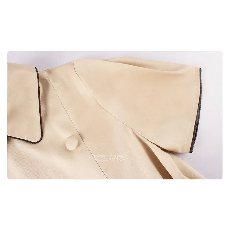 MEGAN Cosplay Dress for Kids Girls Women AI Doll Robots Megan Dresses Uniform MEGAN Girls and Adult Cosplay Halloween Costume