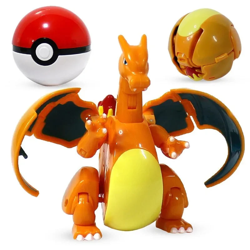 Zhuangchen Pokemon Figure Ball Set With Eevee Pikachu And Friends
