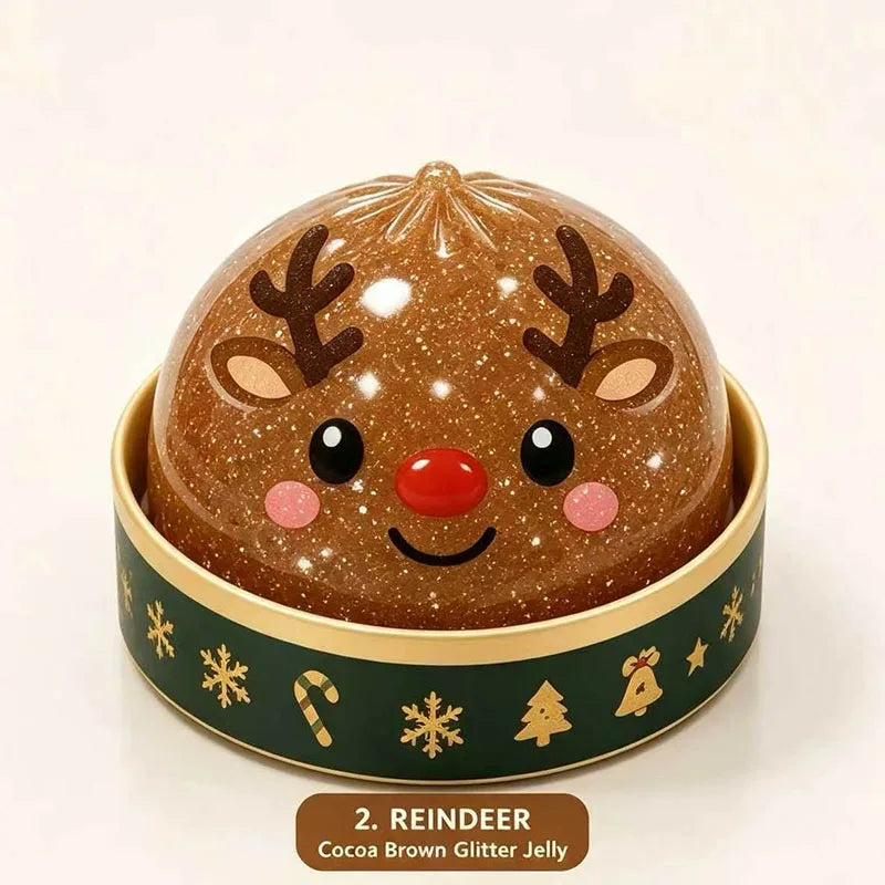 Santa Claus Elk Dumpling Stress Relief Squeeze Toy Christmas