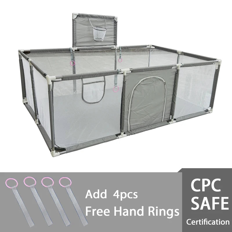 IMBABY Baby Playpen Fence Indoor Safety Barrier For Kids