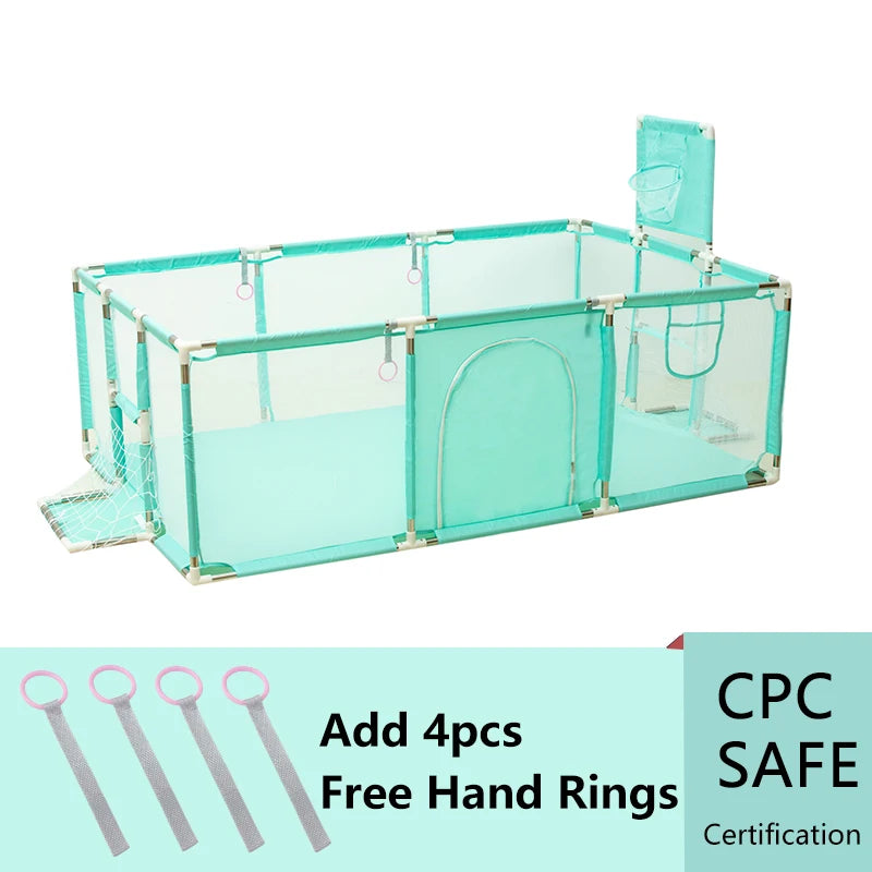 IMBABY Baby Playpen Fence Indoor Safety Barrier For Kids