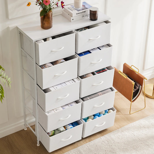 JHK Bedroom Wardrobes Dresser Chest With Drawers Storage Cabinet