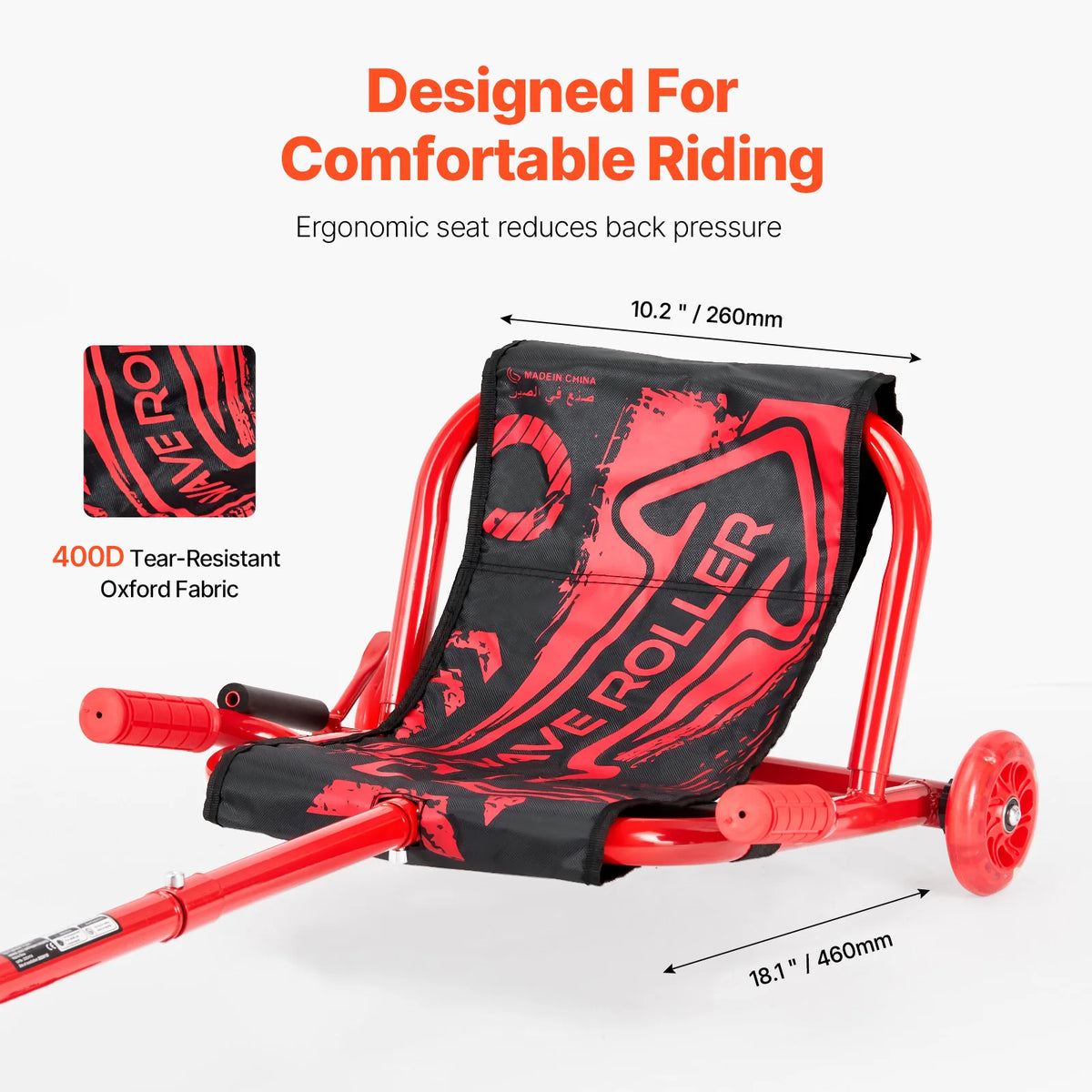SucceBuy Side To Side Ride On Drifting Swing Scooter