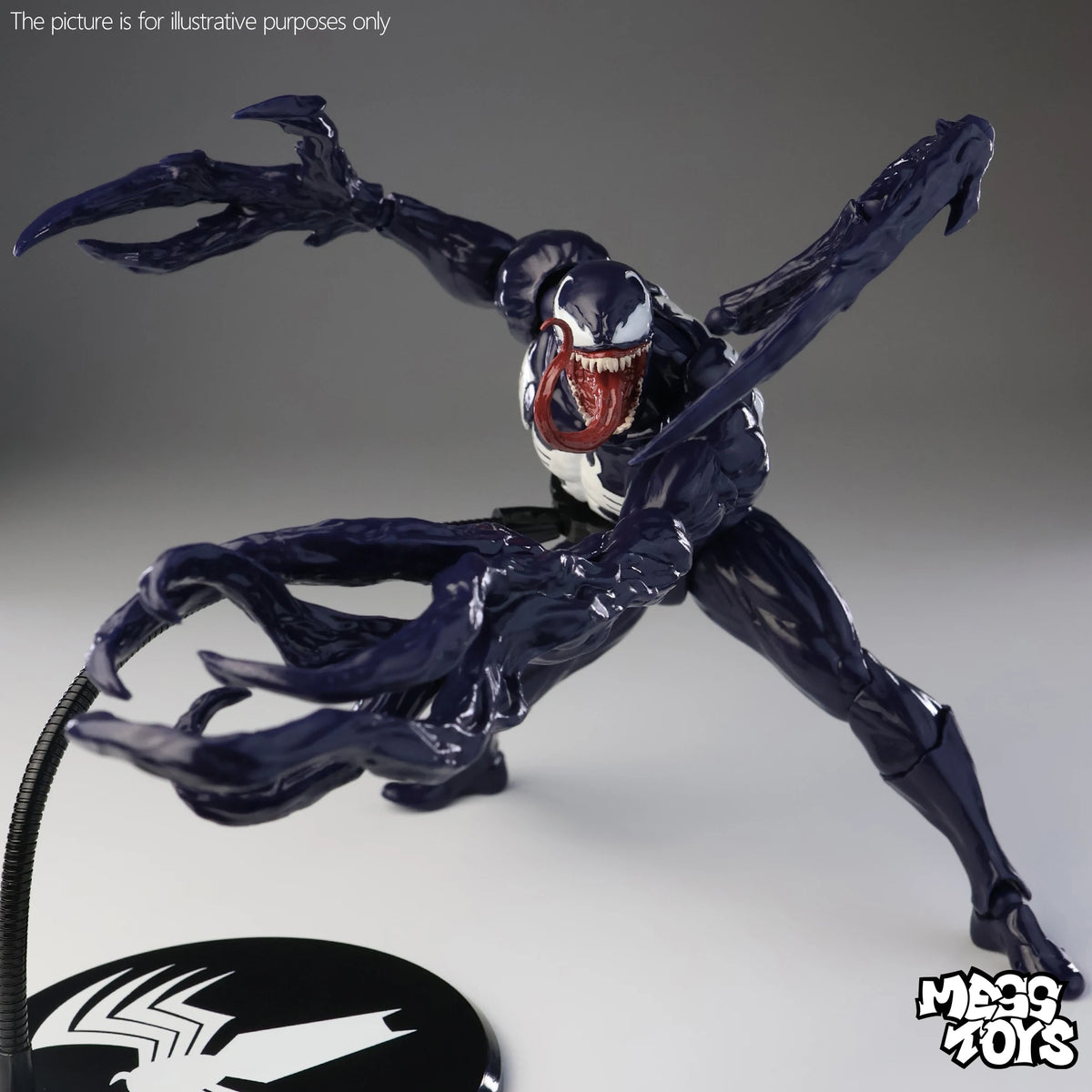 Mess Toys Venom Spider Man Anime Collectible Action Figure
