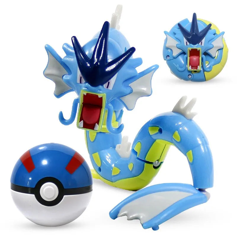 Zhuangchen Pokemon Figure Ball Set With Eevee Pikachu And Friends